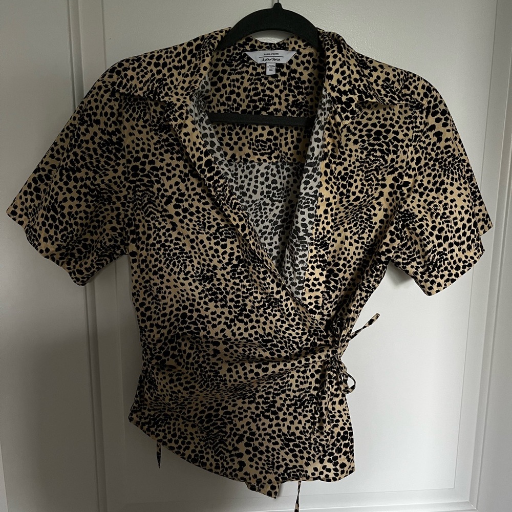 & Other Stories | Animal Print | Wrap Around Blouse | Great Condition